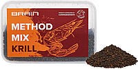 Прикормка Метод Микс Brain Krill (криль) 400g