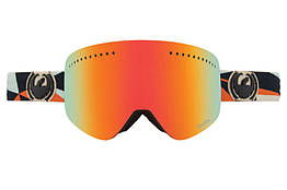 Гірськолижна маска Dragon Alliance NFX DAP 2 лінзи Red Ionized / Lumalens Rose (Уценка)