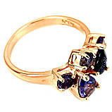 Кільце. Натуральний іоліт. Срібло 925., фото 2