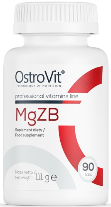 Магній цинк Б6 OstroVit MgZB 90 таб