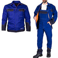 Костюм вогнестійкий куртка та напівкомбінезон, робочий комплект зварювальника, спецодяг для зварювання вогнетривкий, L&H