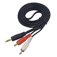 Кабель аудио Jack 3.5мм-2RCA (без упаковки) 1.5м