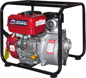 VULKAN Мотопомпа рукав 50мм, 30м3/год, підйом 25м, чиста вода, SCWP50