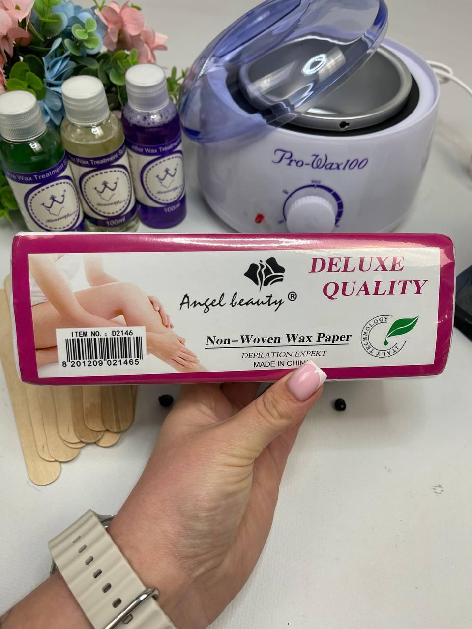 Папір для депіляції (смужки), папір для шугарингу в смужках, папір для депіляції плівковий віск, фото 1