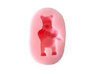 Молд силиконовый кондитерский для мастики и шоколада Медведь с б sale 2023 !