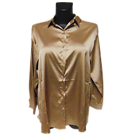 Шелковая блуза Metmarch 2611 one size кофейная
