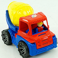 Іграшка дитяча пластикова машина Бетономішалка Orion 16х27х18 см транспорт спецтехніка будівельна