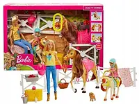 Набір барбі вершниці на конях Barbie Stud Farm Fxh15