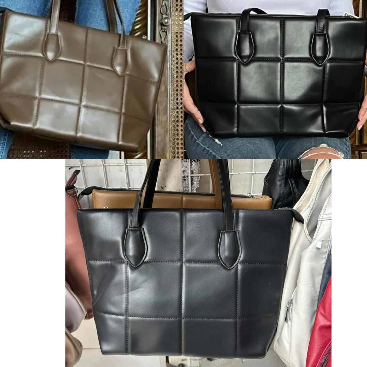 Сумочка жіноча шопер на блискавці зі штучної шкіри в різних кольорах Liza, фото 1