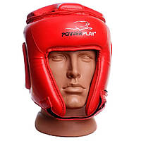 Боксерский шлем PowerPlay 3045 (турнирный), Red XL