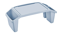 Стол поднос для завтрака в постель пластиковый Столик для ноутбука в кровать переносной R sale 2023 !