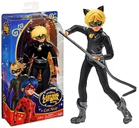 Playmates Toys Miraculous Doll: Ladybug And Cat Noir Movie Line 50015 26 см лялька Black з аксесуарами