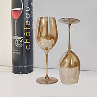 Набор бокалов 2 шт для вина Rona Chateau Red 540 мл тубус янтарь 6558_540