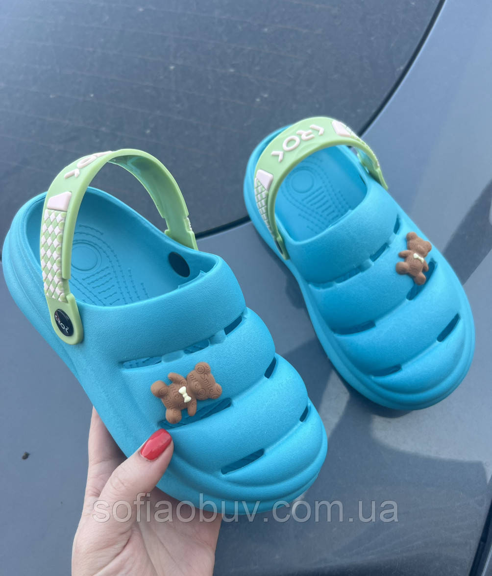 Крокси для дівчинки Krok, фото 1