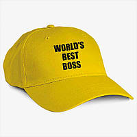 Кепка MALFINI "World_s best boss" U Жовтий