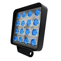 LED фара для опрыскивателей синий свет 48W (16 x 3W) 2680 люмен