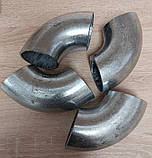 Відвід сталевий оцинкований ДУ 50 57х3,0 кут 90 градусів безшовний приварний суцільновнутний, фото 8