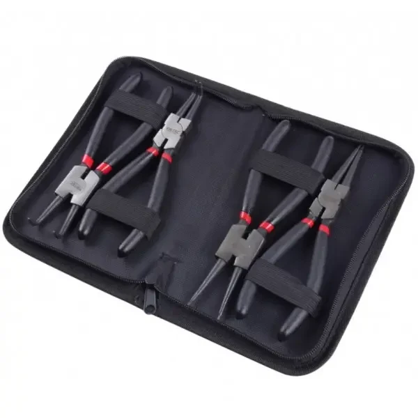 Набір кліщів для стопорних кілець 180мм 4ед. VIKTEC VT17377, фото 1