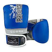 Перчатки боксерские PowerPlay 3038, Blue/Grey M CN9475-2 SP