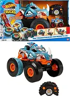 Rc Monster Truck Rhinomite Mega Transformation Hot Wheels Hpk27