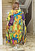 Турецьке довге літнє плаття великих розмірів 56-68, фото 4