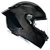 МОТОШОЛОМ ЗАКРИТИЙ AGV PISTA GP RR - MONO GLOSSY CARBON, фото 4