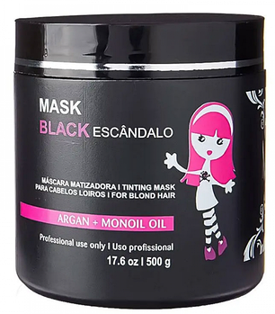 Тонуюча маска Maria Escandalosa Mascara Matizadora Mask Black для освітленого волосся