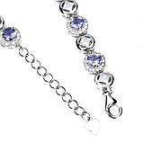 Браслет. Натуральний іоліт. Срібло 925., фото 3