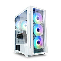 Zalman Корпус I3 Neo TG, без БЖ, 1xUSB3.0, 2xUSB2.0, 4x120mm RGB fans, TG Side/Front Panel, ATX, білий