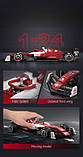Cada Construction Blocks Red Racing Car Alfa Romeo F1 271 El Team Bolid Robert Kubica червоний 271, фото 3