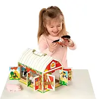 Ляльковий будиночок Melissa & Doug дерев'яна стайня з тваринами 265 см