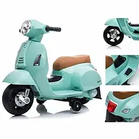 Дитячий мотоцикл скутер Sun Baby Turquoise до 25 кг Scooter Vespa акумуляторний Ride-on бірюзовий J04.003.1.1