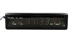Настільний електронний годинник Yixing з термометром, підсвіткою, будильником (1230 CX 808)