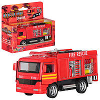 Дитяча пожежна машинка KS5110W інерційна