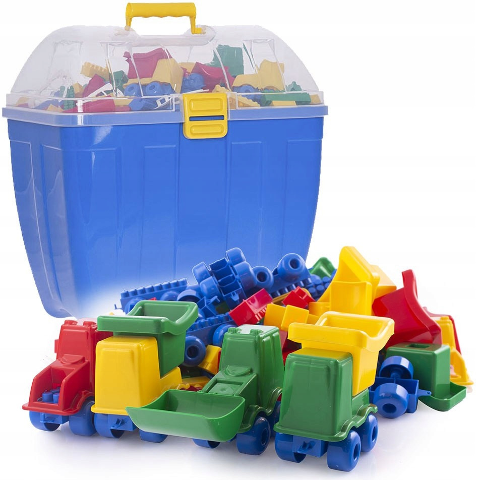 Чемоданчик з кубиками Hemar K1 989 El великі кубики 1000 елементів, фото 1