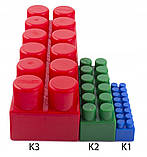 Чемоданчик з кубиками Hemar K1 989 El великі кубики 1000 елементів, фото 4