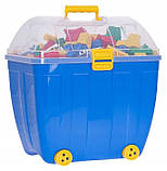 Чемоданчик з кубиками Hemar K1 989 El великі кубики 1000 елементів, фото 5