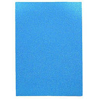 Фоамиран Eva А4 темно-голубой, толщина 1,7мм EVA,клейка №17IKA4-7108