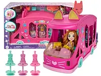 Набір мобільна модна студія Mattel Enchantimals Mobile Fashion Studio + лялька кошеня Hpb34