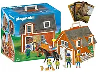 Портативна стайня маленька ферма Playmobil 4142