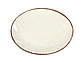 Тарілка дрібна овальна Beige порцелянова Porland 310мм 112131/B, фото 2