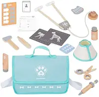 Дерев'яний ветеринарний набір для малюка сумка Small Vet + аксесуари Mamabrum Mam56 Pet Set