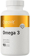 Омега 3 OstroVit Omega 3 90 капс Жирные кислоты Vitaminka