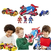 Hasbro - Marvel Super Hero Vehicle Multipack мега набір з 3 фігурок та транспорту меснники людина-павук