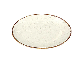 Тарілка дрібна порцелянова овальна Beige Porland 310мм 112131/B