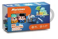 Mini Waffle City-police Car And Jewelry Store Marioinex Blocki 905913 міні-вафлі поліційська машина та