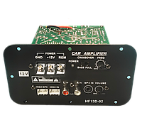 Врезной усилитель звука 630 HF13D-02 для сабвуфера автомобильный 12В