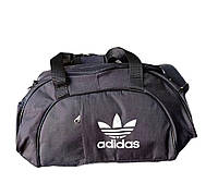1000D чорний Большая спортивная сумка "adidas с ремнем на плечо, дорожная сумка 24*20*46 оптом