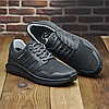 Чоловічі літні кросівки (шкіра, текстиль сітка), чорні кроси, чоловіче взуття на літо, розмір 40 41 42 43 44 45, фото 7