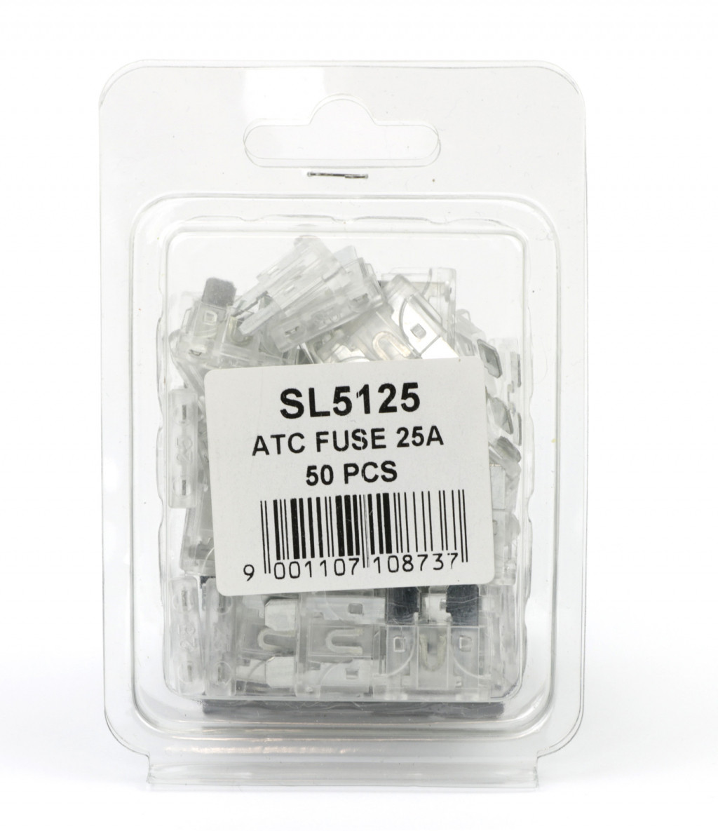 Запобіжник euro SHAFER 25A (пластикове паковання по 50 шт.) SL5125